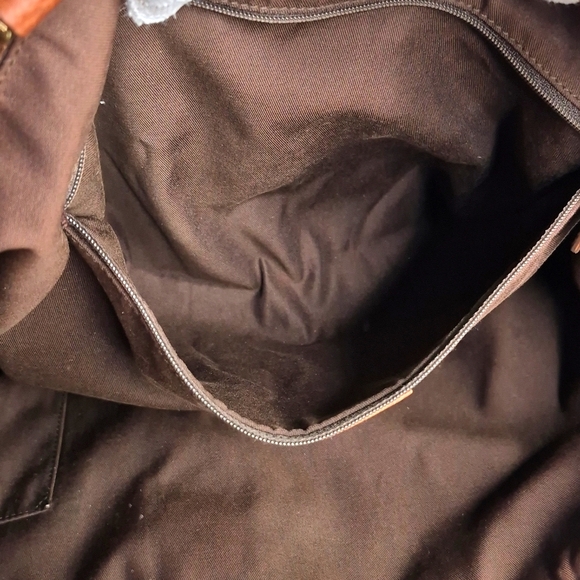 Gucci RARE Denim Abbey Blue and Brown Tote Bag - Picture 12 of 17